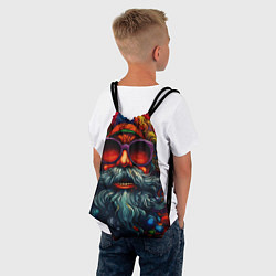 Рюкзак-мешок Хайповый дед Мороз, цвет: 3D-принт — фото 2