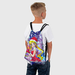 Рюкзак-мешок Новогодняя Сейлор Мун, цвет: 3D-принт — фото 2