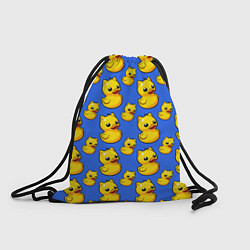 Рюкзак-мешок Резиновые кото-уточки, цвет: 3D-принт
