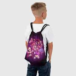 Рюкзак-мешок Удивительный цифровой цирк арт, цвет: 3D-принт — фото 2