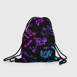 Рюкзак-мешок Tokyos Revenge neon logo, цвет: 3D-принт