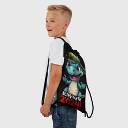 Рюкзак-мешок Дракон принес 2024, цвет: 3D-принт — фото 2