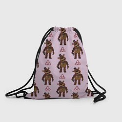 Рюкзак-мешок Мишка Фредди и трилистник, цвет: 3D-принт