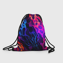 Рюкзак-мешок Камуфляж из ярких красок, цвет: 3D-принт