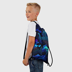Рюкзак-мешок Камуфляж из разноцветных красок, цвет: 3D-принт — фото 2