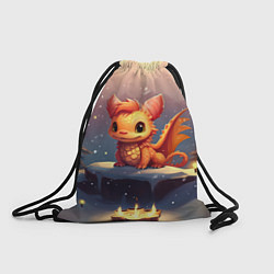 Рюкзак-мешок Дракон чудо-хранитель праздника, цвет: 3D-принт