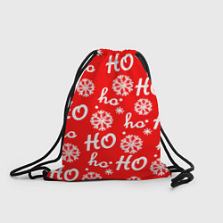 Рюкзак-мешок Падающие снежинки, цвет: 3D-принт
