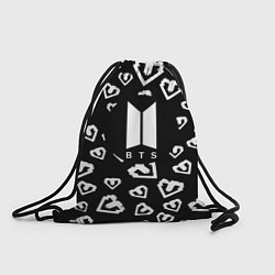 Мешок для обуви BTS band black kpop