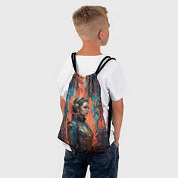 Рюкзак-мешок Юная княжна, цвет: 3D-принт — фото 2