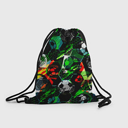 Рюкзак-мешок Футбол паттерны, цвет: 3D-принт