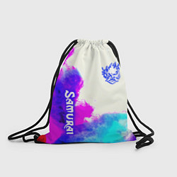 Рюкзак-мешок Samurai neon colors, цвет: 3D-принт