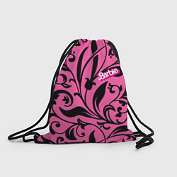 Рюкзак-мешок Barbie - floral pattern, цвет: 3D-принт