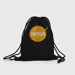 Рюкзак-мешок NASA yellow logo, цвет: 3D-принт