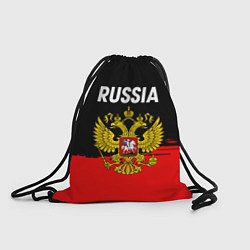 Мешок для обуви Россия герб краски абстракция