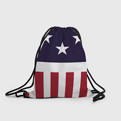 Рюкзак-мешок Флаг Америки, цвет: 3D-принт