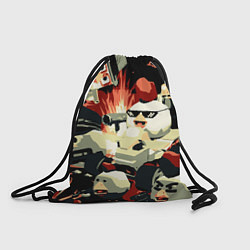 Рюкзак-мешок Чикен Ган заварушка, цвет: 3D-принт