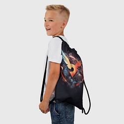 Рюкзак-мешок Символ покемона, цвет: 3D-принт — фото 2