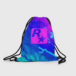 Рюкзак-мешок Rockstar storm молнии, цвет: 3D-принт
