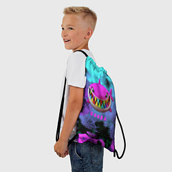 Рюкзак-мешок 6ix9ine neon, цвет: 3D-принт — фото 2