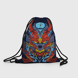 Рюкзак-мешок Череп-робот, цвет: 3D-принт