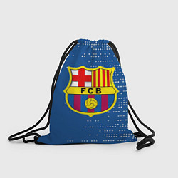 Рюкзак-мешок Футбольный клуб Барселона - логотип крупный, цвет: 3D-принт