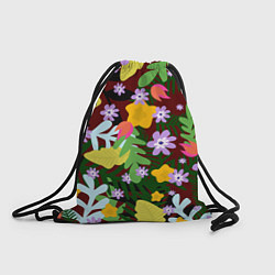 Мешок для обуви Гавайская цветочная расцветка