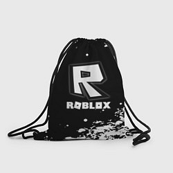 Рюкзак-мешок Roblox белая краска, цвет: 3D-принт