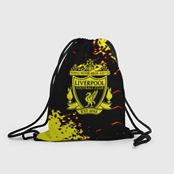 Рюкзак-мешок Liverpool жёлтые краски текстура, цвет: 3D-принт