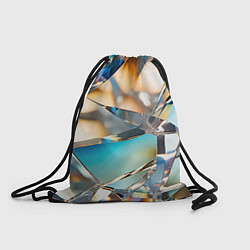 Рюкзак-мешок Грани стеклянного камня, цвет: 3D-принт