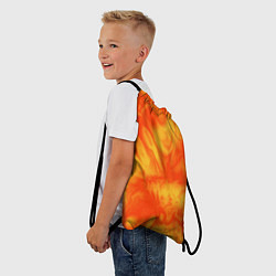 Рюкзак-мешок Солнечный огонь абстракция, цвет: 3D-принт — фото 2