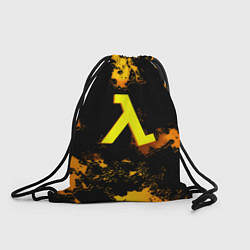 Рюкзак-мешок Half life текстура блэк меса, цвет: 3D-принт