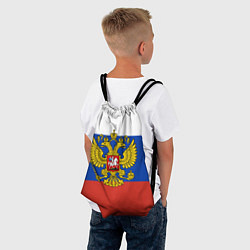 Рюкзак-мешок Флаг России с гербом, цвет: 3D-принт — фото 2
