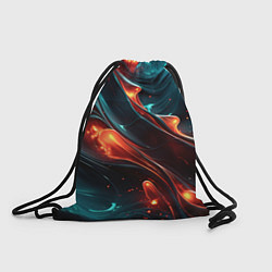 Рюкзак-мешок Яркая волнистая абстракция, цвет: 3D-принт