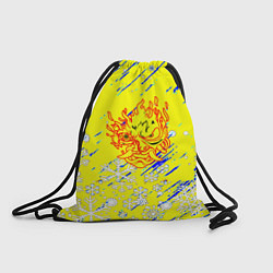 Рюкзак-мешок Cyberpunk logo winter, цвет: 3D-принт