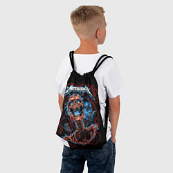 Рюкзак-мешок Metallica skeleton, цвет: 3D-принт — фото 2
