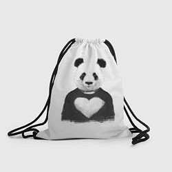 Рюкзак-мешок Love panda, цвет: 3D-принт