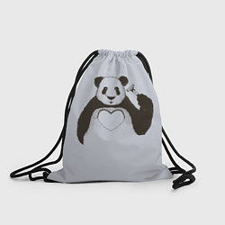Мешок для обуви Panda love art