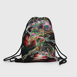 Рюкзак-мешок Хамелеоновый рейв, цвет: 3D-принт
