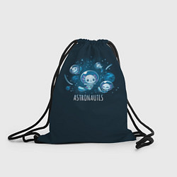 Рюкзак-мешок Аксолотли астронавты, цвет: 3D-принт