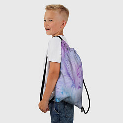 Рюкзак-мешок Цветной узор из перьев, цвет: 3D-принт — фото 2