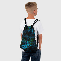 Рюкзак-мешок Сердечки узоры, цвет: 3D-принт — фото 2