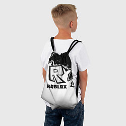 Рюкзак-мешок Roblox краски белые, цвет: 3D-принт — фото 2