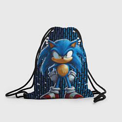 Мешок для обуви Sonic - splash and logo