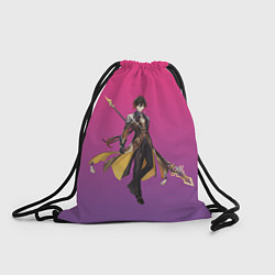 Рюкзак-мешок Genshin персонаж игры - Чжун Ли, цвет: 3D-принт
