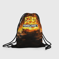 Мешок для обуви Minecraft огненный куб