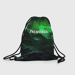 Мешок для обуви Palworld logo green abstract