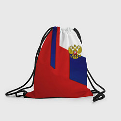 Рюкзак-мешок Спортивная текстура герб России, цвет: 3D-принт