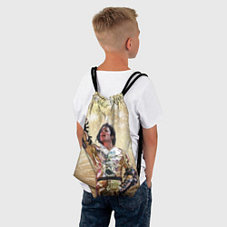 Рюкзак-мешок Майкл Джексон с эффектом кисти, цвет: 3D-принт — фото 2