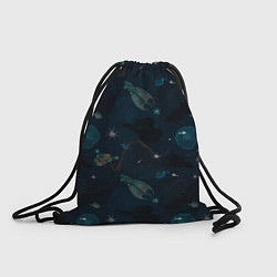 Рюкзак-мешок Глубокий океан, цвет: 3D-принт