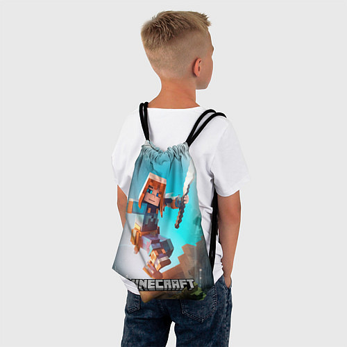 Мешок для обуви Персонаж Minecraft с мечом / 3D-принт – фото 4